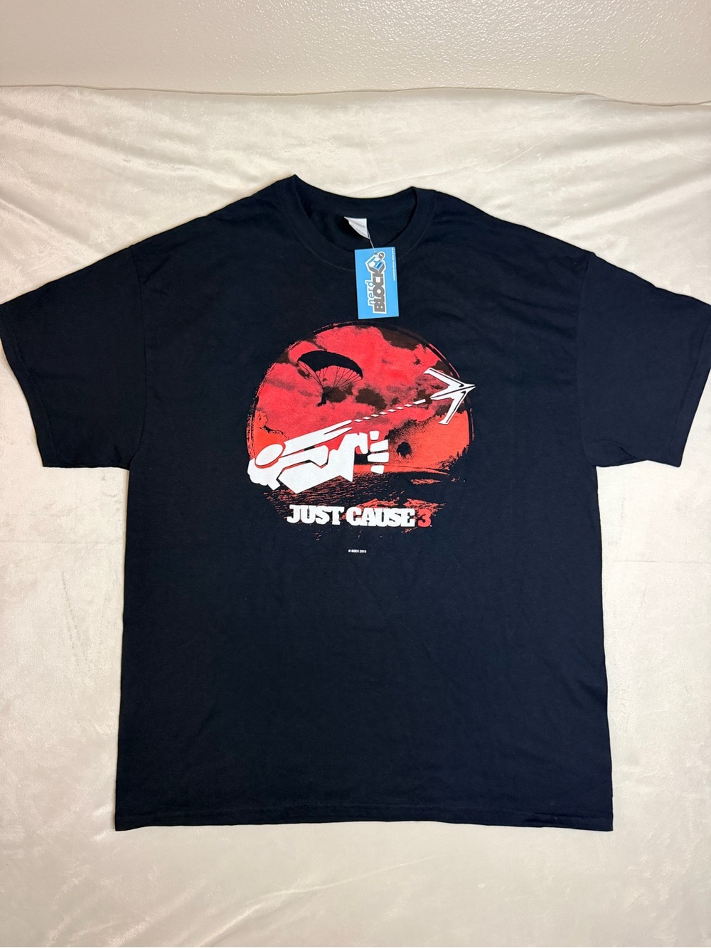 Just Cause 3 Graphic Tee - Black with Red Accent